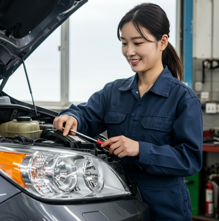 자동차 전조등 교체