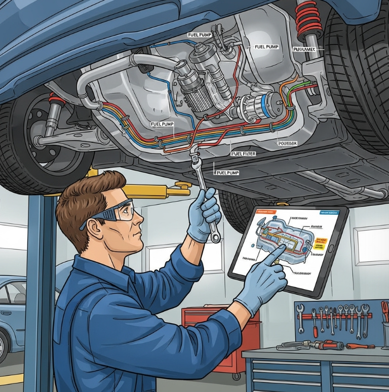 자동차 연료탱크 관리