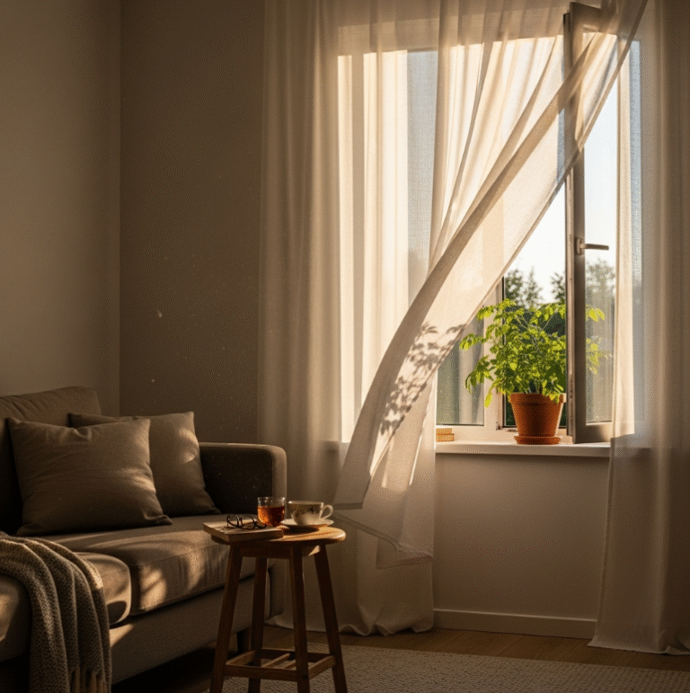 커튼 세탁 주기는 얼마나 되는 게 좋을까?