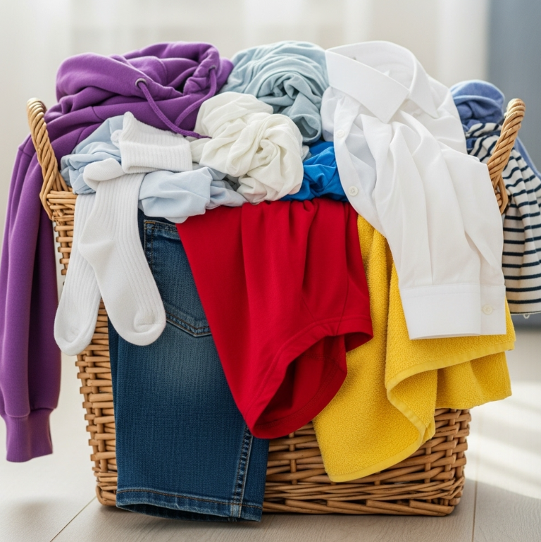 세탁할 때 색이 빠지는 옷을 막는 간단한 방법은?