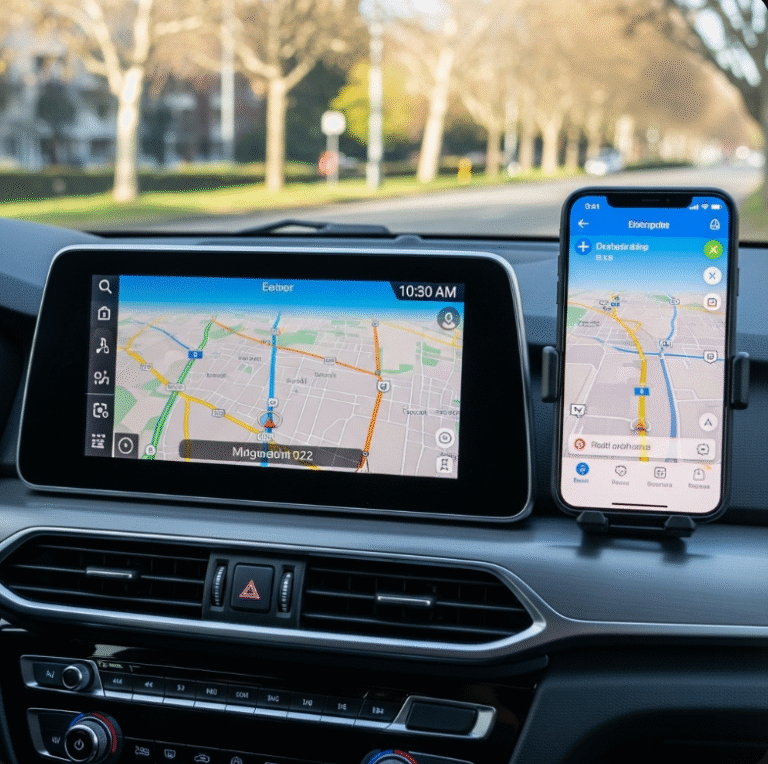 차량 내비게이션과 스마트폰 뭐가 더 정확할까?