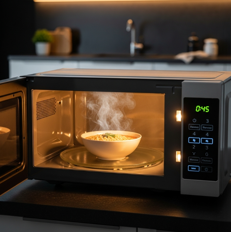 전자레인지 돌릴 때 소리가 심하게 나는 이유는?