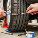 타이어 펑크 수리 후 계속 써도 될까?